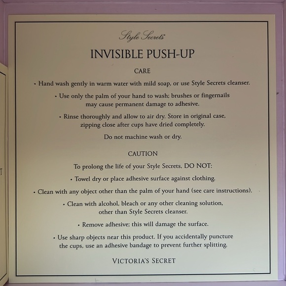 Victoria’s Secret Nu Bra Invisible Push Up - Picture 7 of 7